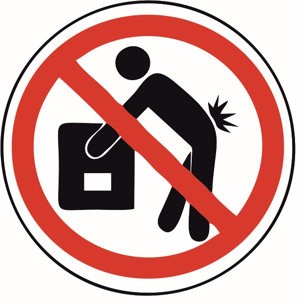 200 STICKERS PROHIBITION OF LOADING WEIGHT