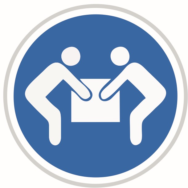 200 STICKERS LIFTING WEIGHT CORRECTLY