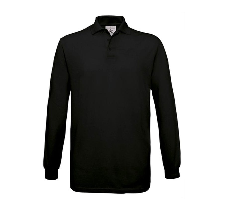 100% COTTON LONG SLEEVE POLO SHIRT 