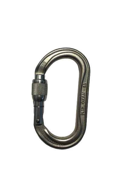 STEEL CARABINER THREAD OXAN SCREW-LOCK