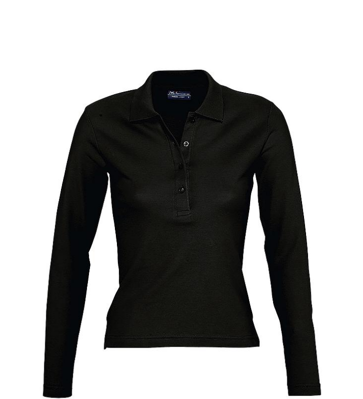 100% COTTON LONG SLEEVE POLO SHIRT 