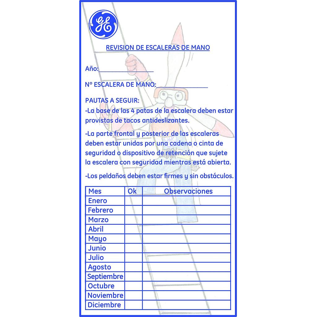 PEGATINA REVISION ESCALERA