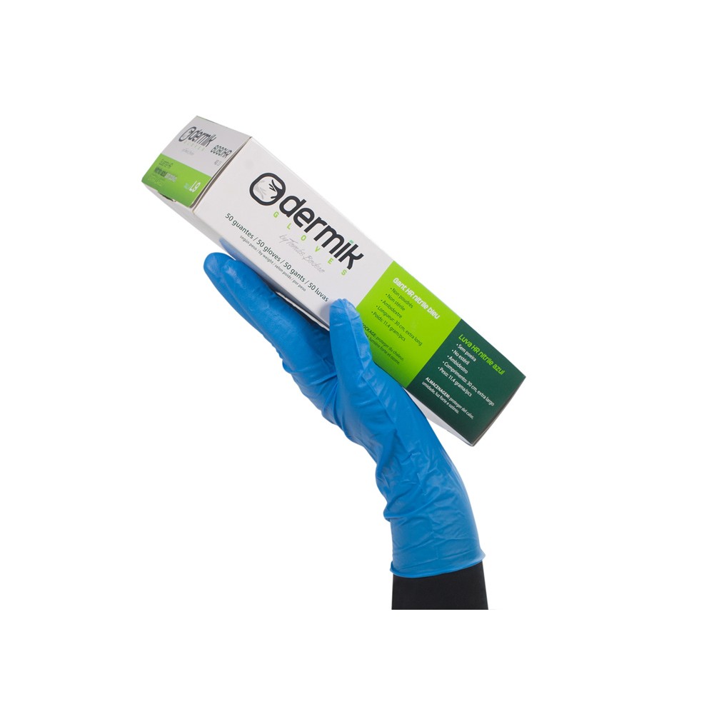 CAJA DE GUANTE NITRILO SIN POLVO 30cm