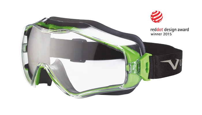 PANORAMIC SAFETY GLASSES 6X3 UNIVET